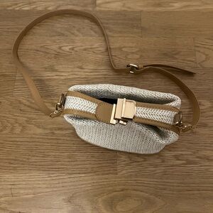 Stylish Cream and Tan Women's Bag